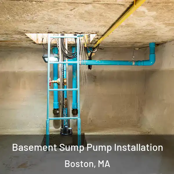  Basement Sump Pump Installation Boston, MA