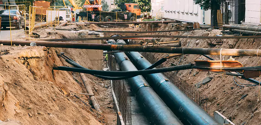 Underground Sprinkler Pipe Repair in Boston, MA
